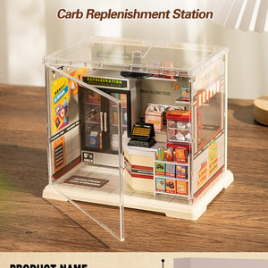 <span class=keywords><strong>Kit</strong></span> <span class=keywords><strong>de</strong></span> maison <span class=keywords><strong>de</strong></span> poupée miniature, thème <span class=keywords><strong>cuisine</strong></span>, pièce créative, mini plastique avec lumière, enfants, adolescents, adultes, 102 pièces - Product Image 5