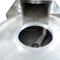 Elektrische machine voor het wassen, schillen en snijden van wortelgroenten en fruit, met verstelbare snijgrootte, van roestvrij staal, voor commercieel gebruik