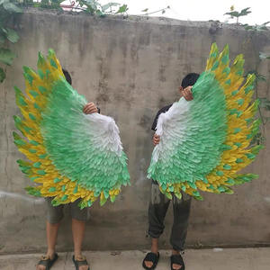 Pembe yetişkin peri kanatları büyük tüy melek kanat için salıncak dekorasyon fotoğraf sahne tüy kanat düğün arka plan duvar dekorasyon - Product Image 6