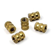 Inserts filetés moletés en laiton micro M1.2 M1.4 M1.6 M2 - M8 pour réparation de plastique d'ordinateurs portables et de téléphones