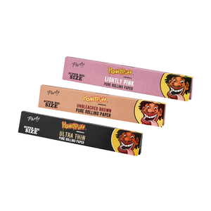 Wholesale Honeypuff Modern Square Super Size 66x220mm Pink Natural Wood Pulp <b>Rolling</b> Paper Manual Roll Pack for Smoking - Product Image 3