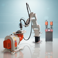 Système robotisé de revêtement laser automatique pour la remanufacturation de rouleaux d'arbres de pièces hydrauliques à haute résistance aux températures