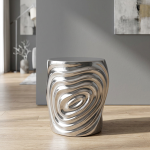 Tabouret de bar traditionnel en aluminium durable pour salon - Product Image 1