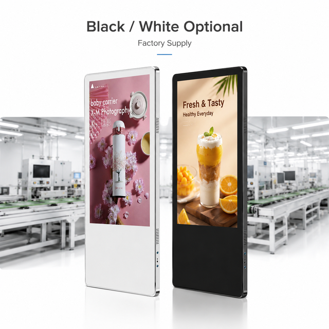 Wall Mount 10.1"11.6"13.3"14"15.6"18.5" Inch Poe Nfc Lcd Touch Screen Android Indoor Digital Signage Display for Commercial Use