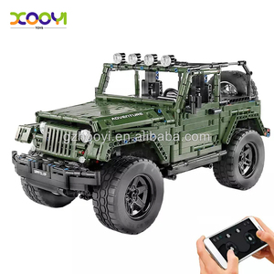 โมเดลรถไถของเล่นเพื่อการเรียนรู้<span class=keywords><strong>ข</strong></span>องหุ่นยนต์โมเดลวิศวกรรมเทคโนโลยีรถบรรทุกบล็อกที่ควบคุมผ่านแอปได้ - Product Image 6