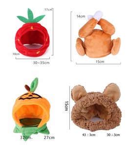 Kingtale Pet Suppliers Sombrero para mascotas Nuevo estilo de asta de alce de dibujos animados Muchos colores del sombrero de la cubierta de la cabeza de la mascota para gatos y perros - Product Image 3