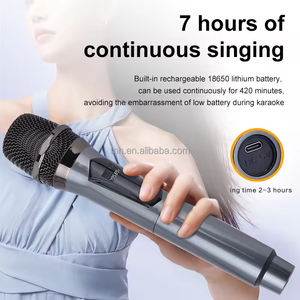 Tnh UM-WX108 Uhf Oplaadbare Draadloze Handheld Microfoon Universele Draadloze Draadloze Microfoon Anti Feedback Ruisonderdrukking - Product Image 6