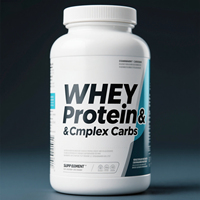 Supplément de poudre de protéine de gainer de masse d'isolat de protéine de lactosérum d'OEM 50g + par portion naturelle