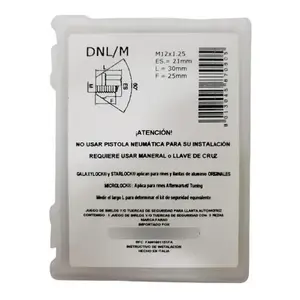 Dadi e bulloni di sicurezza per GM Tracker 1989-2009 - Spedizione completa! - Product Image 1