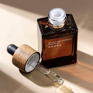 Flacon compte-gouttes cosmétique premium anti-UV pour sérum et huiles essentielles de soin de la peau, 20 ml 30 ml, avec compte-gouttes en bois - Product Image 3