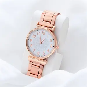 2024 thị trường mới thiết kế Rose Gold cao cấp tình yêu thép vành đai cô gái xem các nhà sản xuất bán hàng trực tiếp