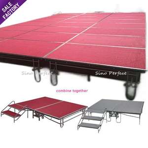 Escenario Portátil Desmontable de Aluminio para Bodas, Eventos, Alquiler de Escenarios Plegables para Banquetes y Fiestas - Product Image 1