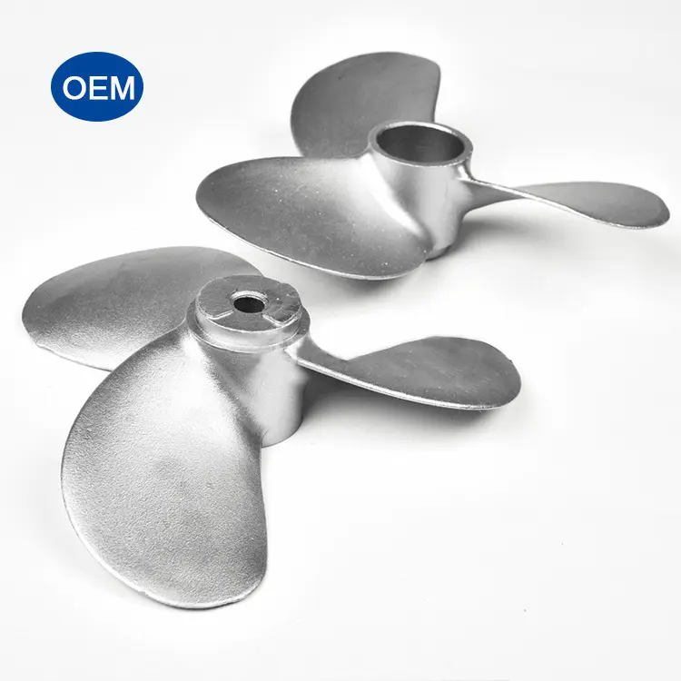 Accessori per colata in lega di alluminio pressofuso in acciaio al carbonio parti di colata con girante in acciaio inossidabile per colata a gravità personalizzata OEM
