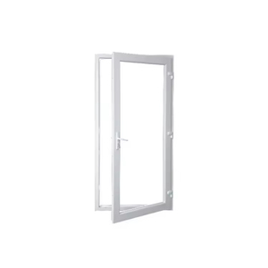 Puerta de vidrio abatible de diseño americano UPVC, fábrica insonorizada y Marco de acordeón de <span class=keywords><strong>PVC</strong></span> para dormitorios exteriores y escuelas - Product Image 3