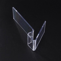 Faltbarer, tragbarer, transparenter Handy-Displayständer aus Acryl in Stuhlform, transparenter Desktop-Telefonhalter