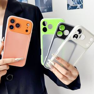 Funda Protectora para Teléfono Iphone 17 Pro Max, Color Caramelo Mate, Sensación de Piel, Protección de Lente de Cámara Esmerilada, Resistente a Golpes, Carcasa Rígida de PC - Product Image 4