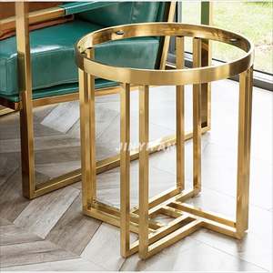 Base de Mesa de Comedor de Metal de Diseño Art Deco de Primera Calidad EX209, Patas de Acero Inoxidable Espejadas, Forma Irregular, Diseño Único, para Uso en Exteriores - Product Image 4