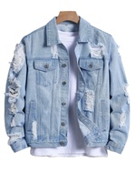 Veste en jean en coton pour homme de haute qualité, personnalisable OEM, style streetwear pour l'hiver