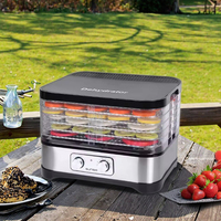 Appareils ménagers en acier inoxydable électrique séchoir à fruits déshydrateur pour viande fruits cuisine Mini déshydrateur alimentaire Machine