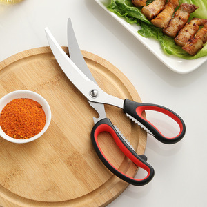 Ciseaux de barbecue coréens en acier inoxydable 3Cr13, pinces polyvalentes pour steaks et filets de poulet, outil de cuisine durable - Product Image 2