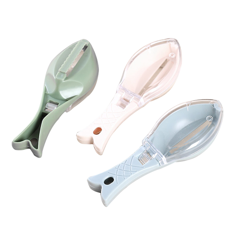 Лидер продаж, Бытовая пластиковая щетка для рыбьей кожи, кухонный очиститель, скребок для весы, щетка для рыболовных весы