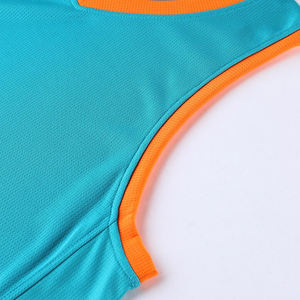 ชุดกีฬาระบายอากาศได้ดีสำหรับเด็กผู้ชายและผู้ใหญ่เสื้อบาสเก็ตบอลออกแบบโลโก้ได้ตามต้องการ - Product Image 2