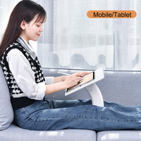 OATSBASF support de rangement pliable multifonction pour ordinateur portable, support de bureau réglable