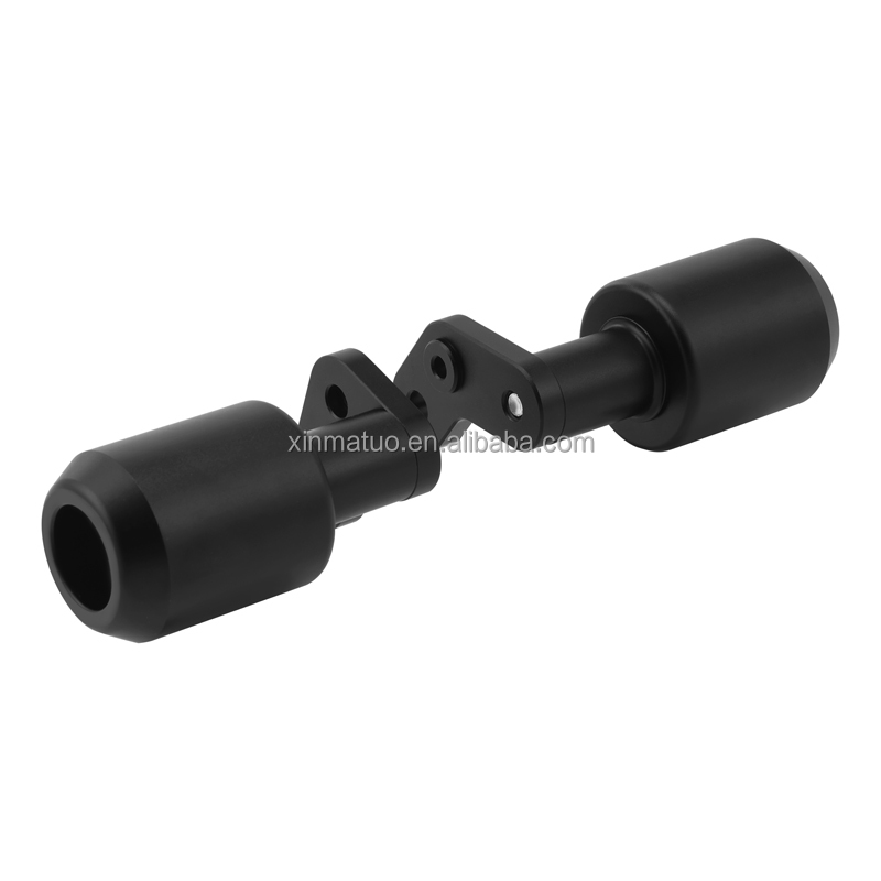 衝立 Xx-443 Black Frame Sliders - Crash Protection for Kawasaki ZX6R