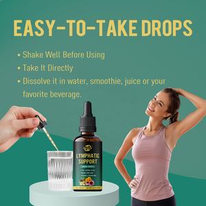 OEM ODM Hot Selling 8 in 1 Herbal <b>Blend</b> Supplements Lymphatic Cleanse Support Liquid Drops with Echinacea, Dandelion, Burdock - Product Image 4