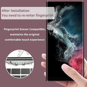 Sblocco di impronte digitali ad ultrasuoni in vetro temperato 9H antigraffio per <span class=keywords><strong>Samsung</strong></span> <span class=keywords><strong>Galaxy</strong></span> S23 <span class=keywords><strong>S22</strong></span> S21 Ultra 5G HD <span class=keywords><strong>Screen</strong></span> <span class=keywords><strong>Protector</strong></span> - Product Image 3