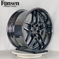 2 Buah Velg Aluminium Alloy 6061-T6 Forged Deep Dish Chrome Rims 17 18 19 20 21 22 23 24 Inch untuk BMW Mercedes Nissan
