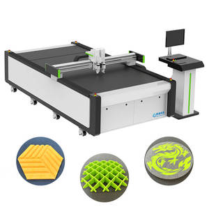 Machine de découpe CNC pour feutre PET, <span class=keywords><strong>outil</strong></span> de découpe de panneaux acoustiques <span class=keywords><strong>en</strong></span> feutre recyclé absorbant le son, couteau <span class=keywords><strong>oscillant</strong></span> avec certification CE EPR - Product Image 1