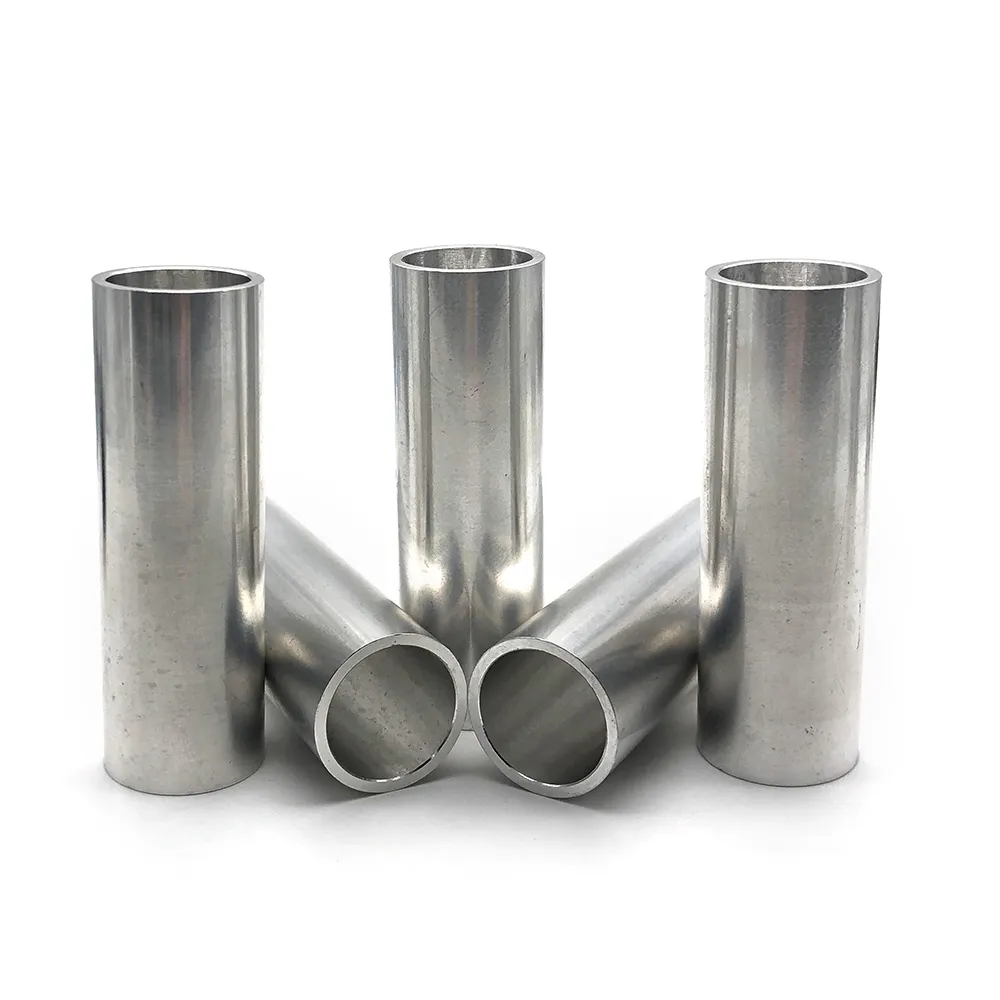 Wholesale custom size 6mm 8mm 10mm round threaded tube bushings spacers sleeve metal stainless steel bushing