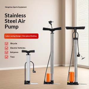 Bomba <span class=keywords><strong>de</strong></span> <span class=keywords><strong>Aire</strong></span> <span class=keywords><strong>de</strong></span> Alta Presión Integrada <span class=keywords><strong>de</strong></span> Acero Inoxidable con Manómetro <span class=keywords><strong>para</strong></span> Autos/Vehículos Eléctricos/<span class=keywords><strong>Bicicletas</strong></span>/Uso Doméstico (0.8 MPa) - Product Image 1