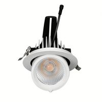 Projecteurs flexibles à cardan SMART 10-50W, indice de protection IP44, lumière du jour 6000K, dimmables, éclairage LED COB AC, CRI élevé Ra97, garantie 5 ans