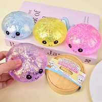 Boîte Mystère de Jouets Anti-Stress Sensoriels : Boules Anti-Stress Colorées, Squishies en Forme de Boulettes de Maltose Pailletées et Pains Vapeur Baozi