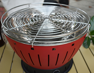 Charcoal <b>BBQ</b> Grill, Portable Small <b>Camping</b> Grill, Tabletop Korean Barbecue Grill for Home Party and Outdoor Backyard Cooking - Product Image 6