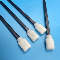Rectángulo de 128 mm Hisopo de espuma - Palillo resistente - para boquillas de cabezales de impresión de inyección de tinta, limpiadores, estaciones de capping y puertos de tinta - Sala limpia