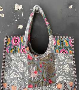 Sac fourre-tout en coton matelassé écologique, durable, pour les courses quotidiennes, les voyages, sac à main pour femmes - Product Image 6