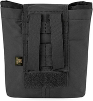 Pochette de récupération MOLLE pliable, sac tactique rétractable à cordon avec design compact et pliable