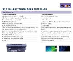 Console d'éclairage de scène Disco Party professionnelle Night Club Touch Dmx512 Controller To <span class=keywords><strong>ArtNet</strong></span> RDM Support - Product Image 4