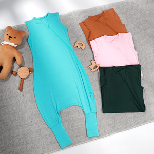 Saco <span class=keywords><strong>de</strong></span> Dormir Personalizado <span class=keywords><strong>de</strong></span> Bambú Sólido para Bebé, Mameluco sin Mangas para Recién Nacido, Ropa <span class=keywords><strong>de</strong></span> Dormir, Saco <span class=keywords><strong>de</strong></span> Dormir para Bebé - Product Image 1