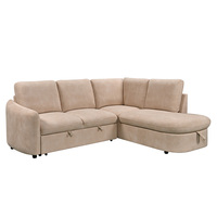 Canapé-lit de style européen moderne OEM, écologique, avec rembourrage en éponge, design peu encombrant pour ensemble de canapés et meubles.