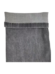 Gallant Ensemble de 6 pièces pour filles, jeans légers délavés à boutons, coupe droite ample personnalisée, en denim polyester/coton pleine longueur - Product Image 4