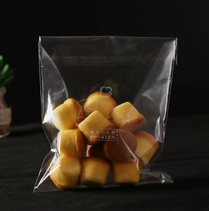 Clear <b>Bread</b> Transparent Packaging <b>Bags</b> Candy Biscuit Luxury Plastic Gummy Biscuit Packaging <b>Bag</b> 15*18+3cm - Product Image 5