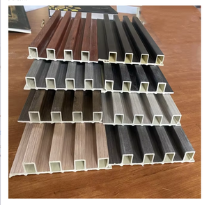 High End Holzmaserung Offizielle <span class=keywords><strong>WPC</strong></span> Innenwand <span class=keywords><strong>paneele</strong></span> Feuchtigkeit beständige schimmel feste <span class=keywords><strong>WPC</strong></span>-Folie für die Hotellobby - Product Image 2