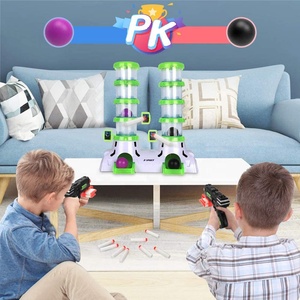 Vui Chụp Đôi Thùng Mục Tiêu Trò Chơi Với 2 Bọt Phi Tiêu Súng Đồ Chơi Phát Sáng Trong Bóng Tối Bắn Trò Chơi Cạnh Tranh Kit Cho Trẻ Em Kid - Product Image 2