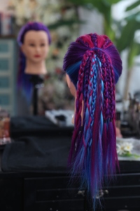Synthetic Fiber Hair Mannequin <strong>Head</strong> 24inch Female Cosmetology Training Doll <strong>Head</strong> for Hairdressing <strong>Styling</strong> Practice with Stand - Product Image 4