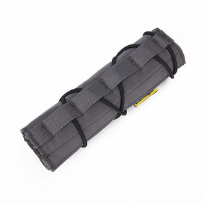 Emersongear Cordura 500D Nylon 18Cm Noir Équipement Tactique Housse de <span class=keywords><strong>Protection</strong></span> Réglable pour Suppresseur pour Arme à Feu - Product Image 2