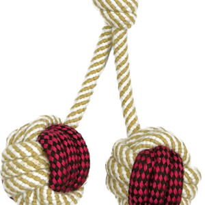 ของเล่นสัตว์เลี้ยงทำจากโพลีเอสเตอร์/ ปอกระเจาทำจากเส้นใยโพลีเอสเตอร์เป็นมิตรต่อสิ่งแวดล้อมผลิตจากอินเดีย - Product Image 1